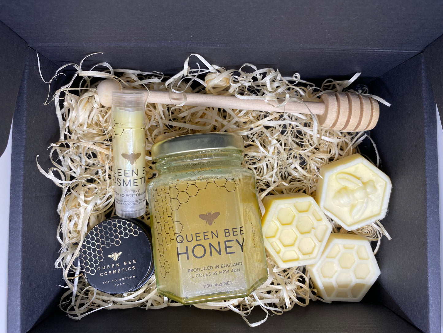 Raw Honey, Natural Balms & Beeswax Candle Gift Set