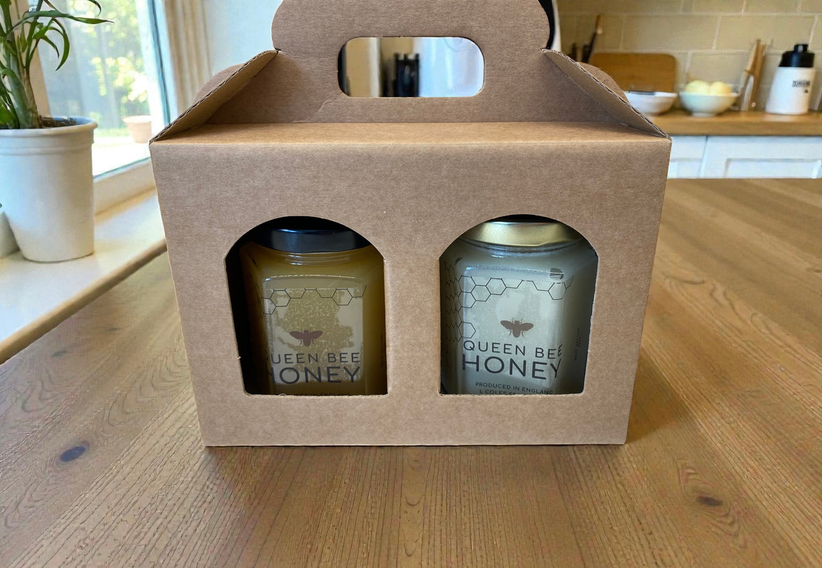 Spring and summer raw honey gift pack