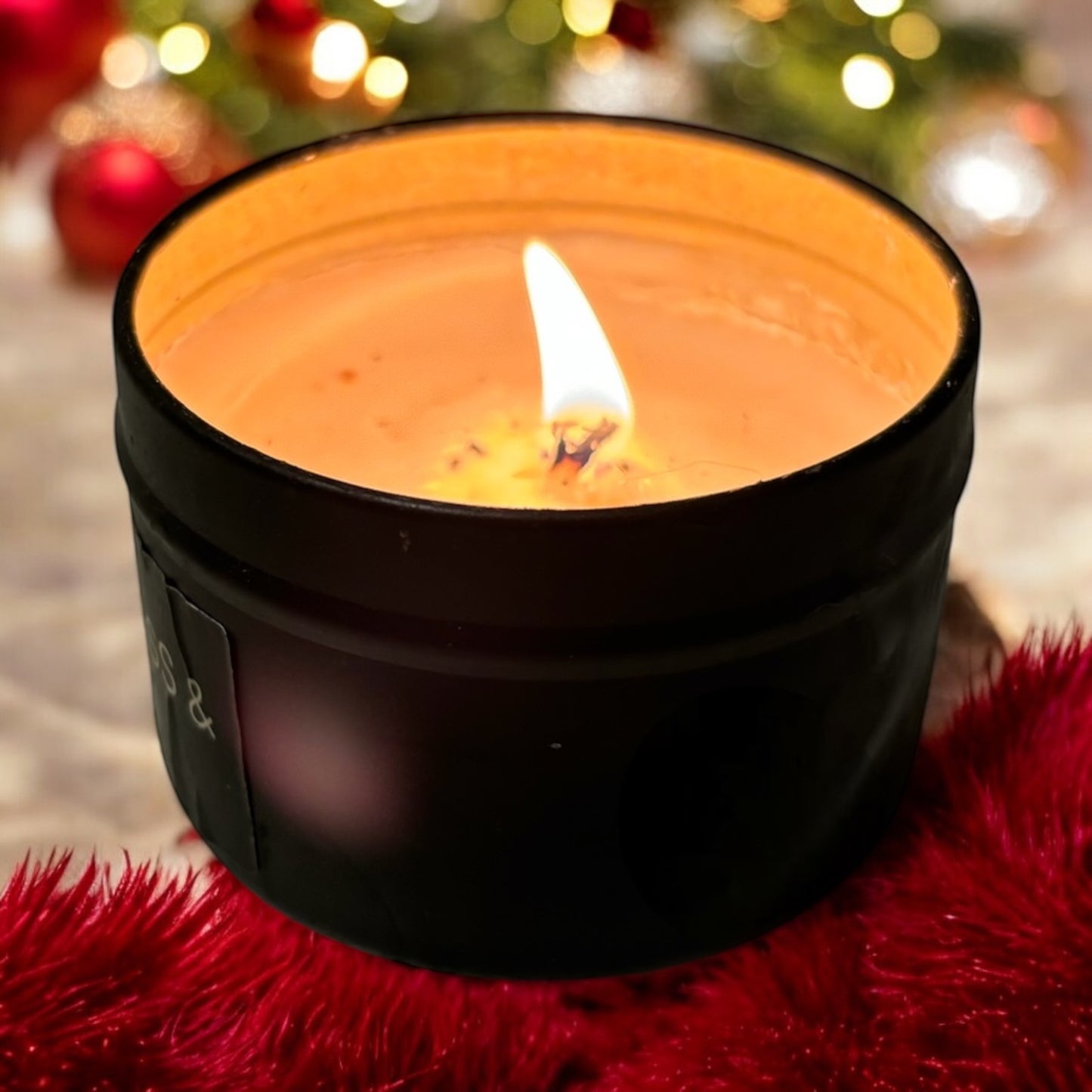 Christmas Beeswax Candle