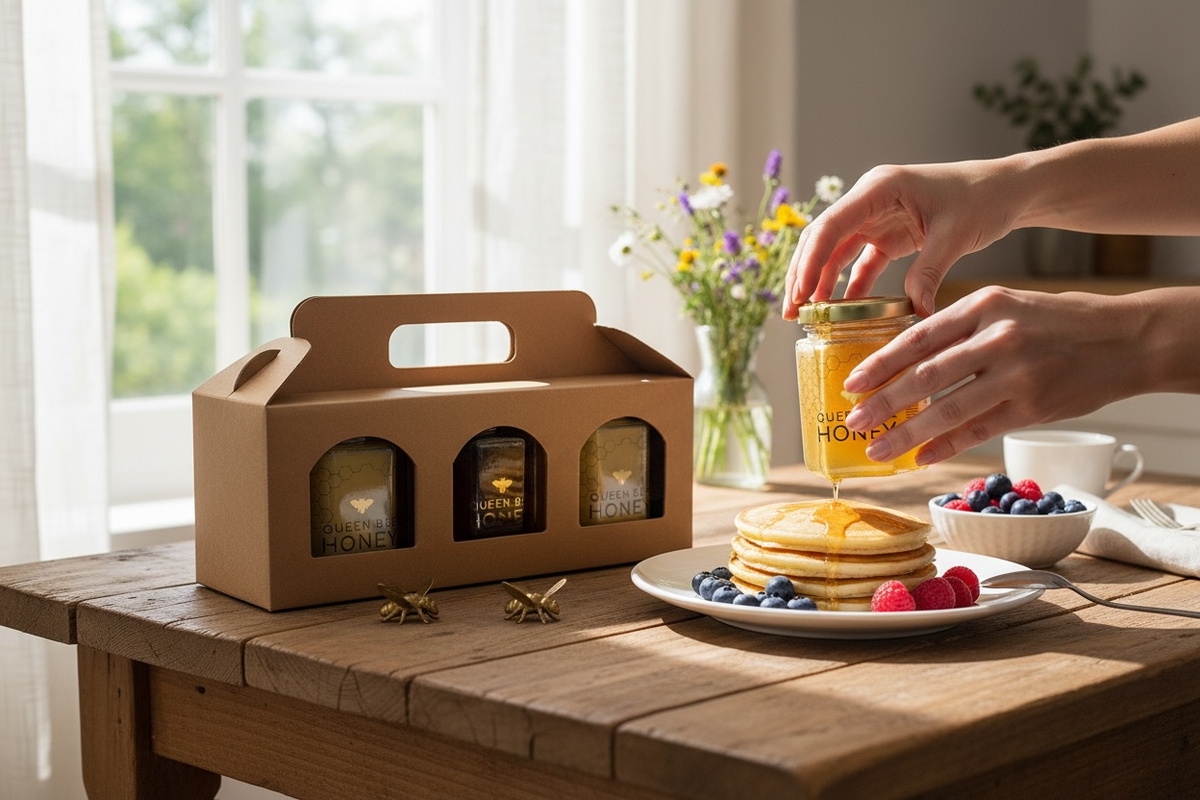 British honey trio gift box
