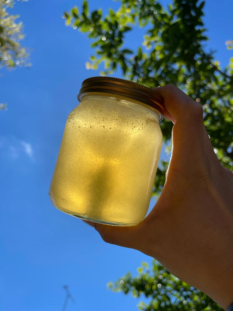 Raw Chilterns summer honey jar, view 3