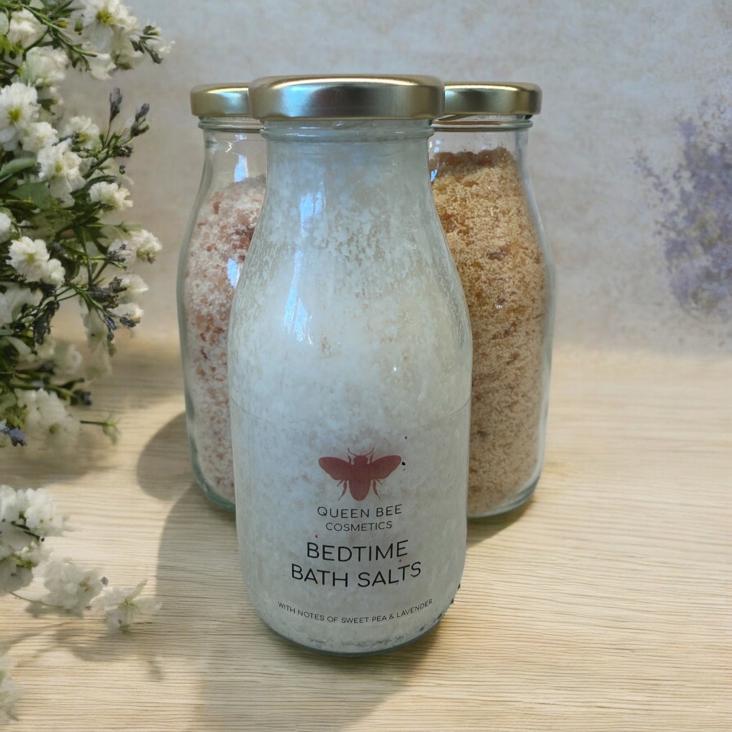 Bath salts - Refresh, Nightime and Honey, Natural Bath