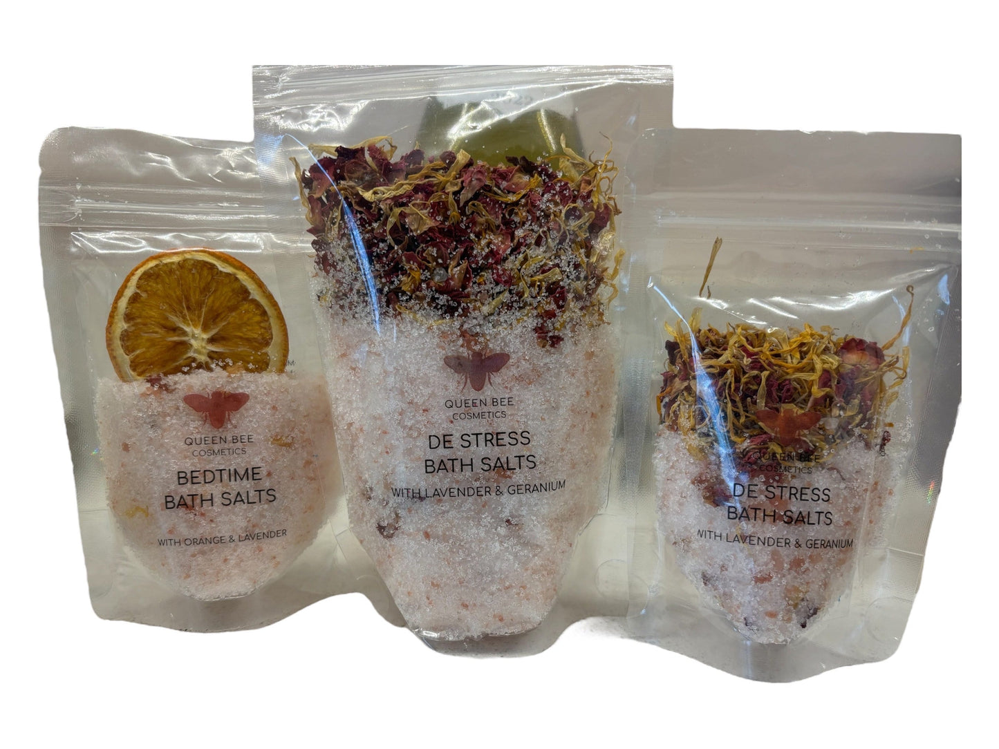 Bath salts - Refresh, Nightime and Honey, Natural Bath