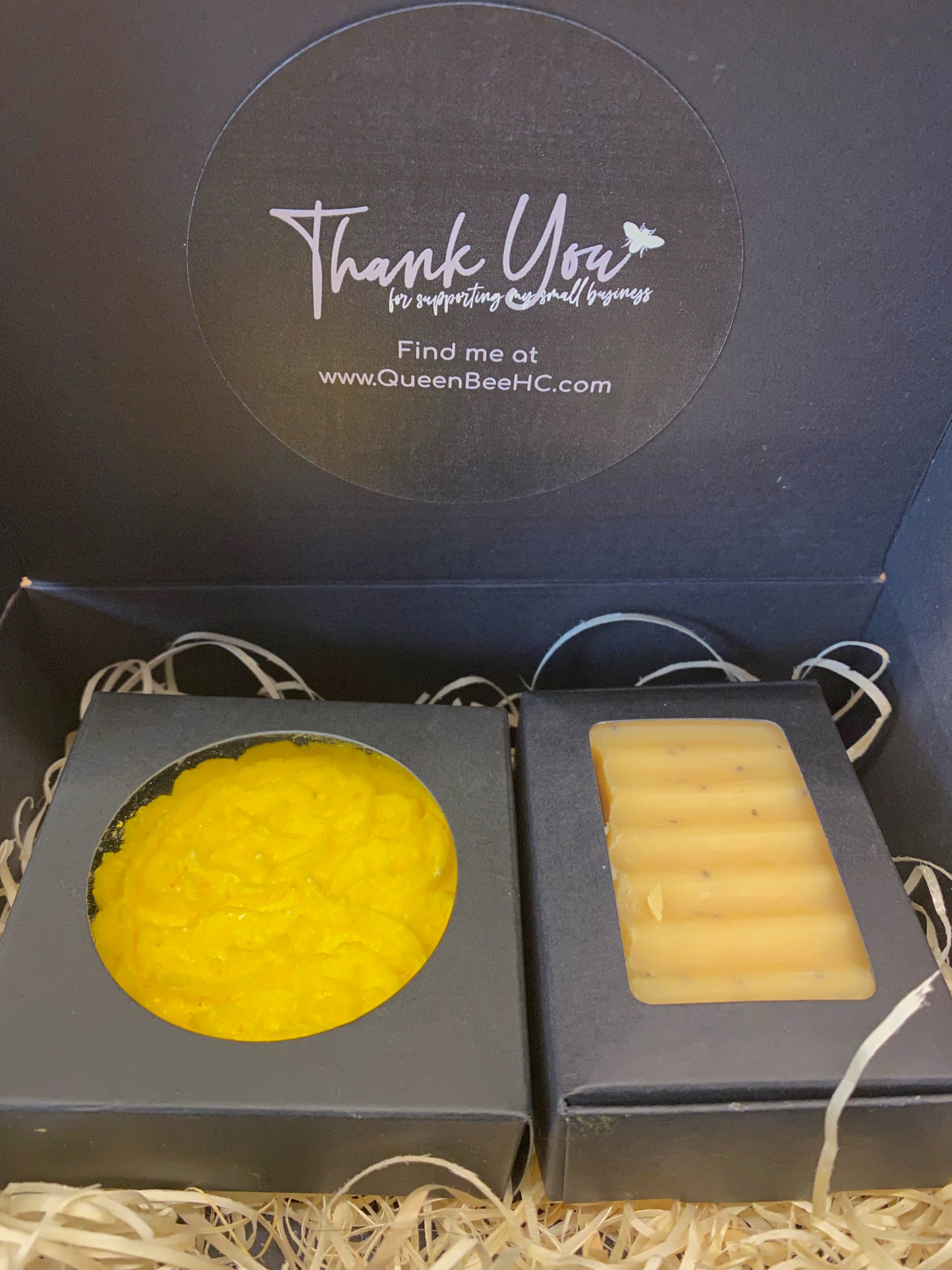 Bath Pack - Honey & Poppyseed soap plus shampoo bar or bath melts