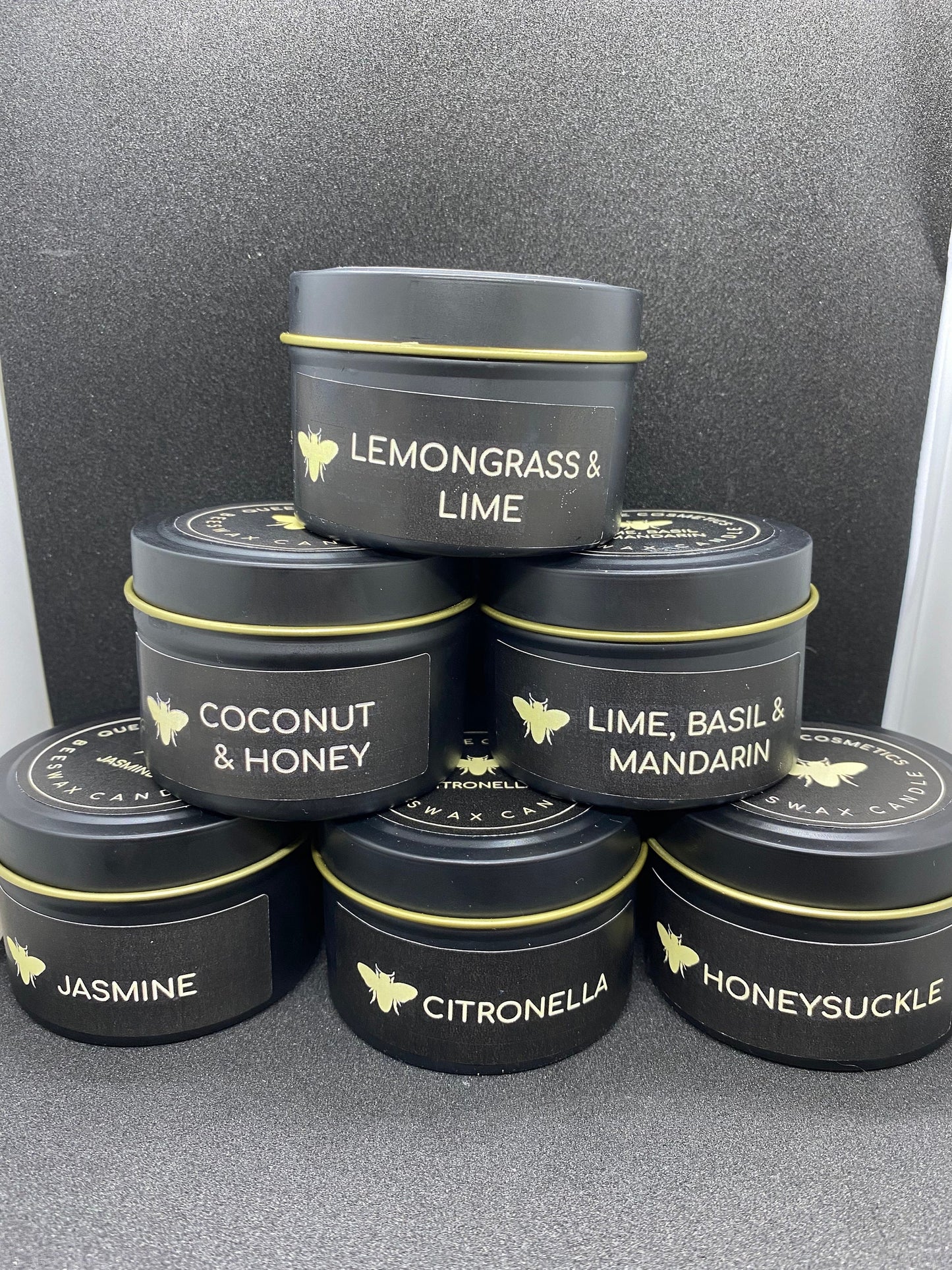 Honey Bee Gift Set, Natural Balms, Beeswax Candle and Wax Melts