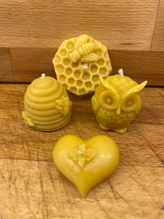 Beeswax candle