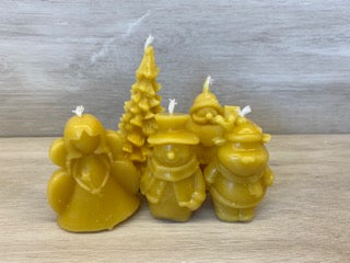 Christmas Beeswax Candle