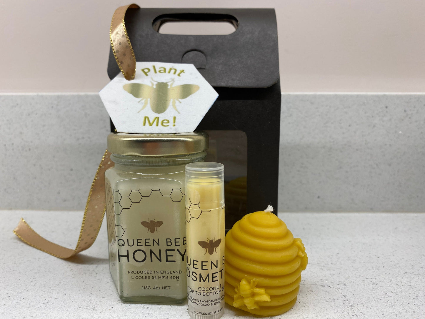 Honey Gift Set, Honey, Candle and Balm