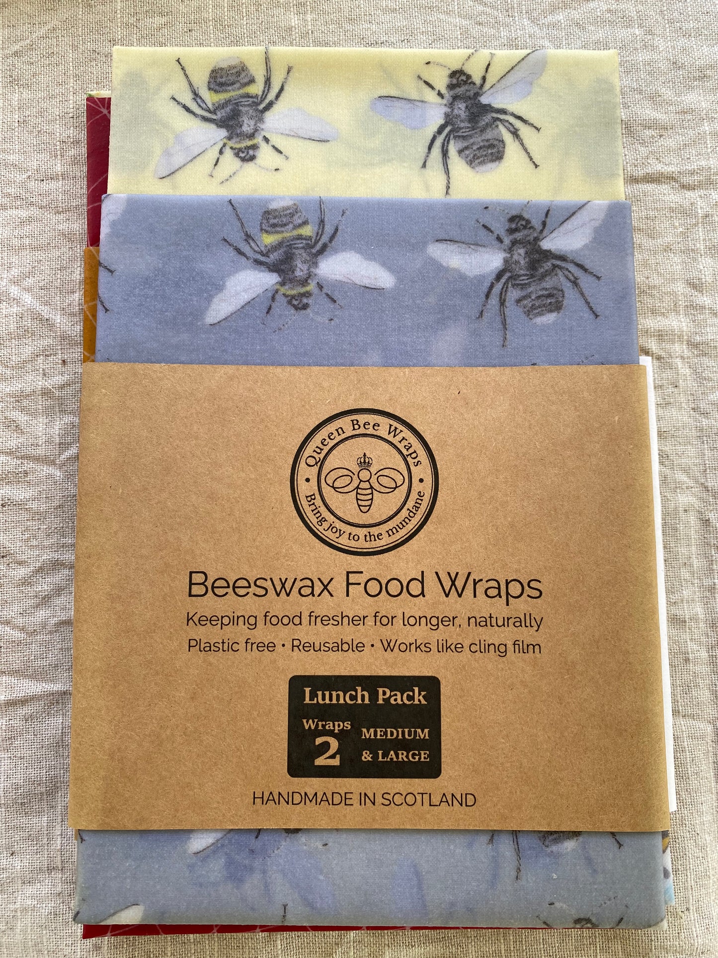 Beeswax wraps 2 pack