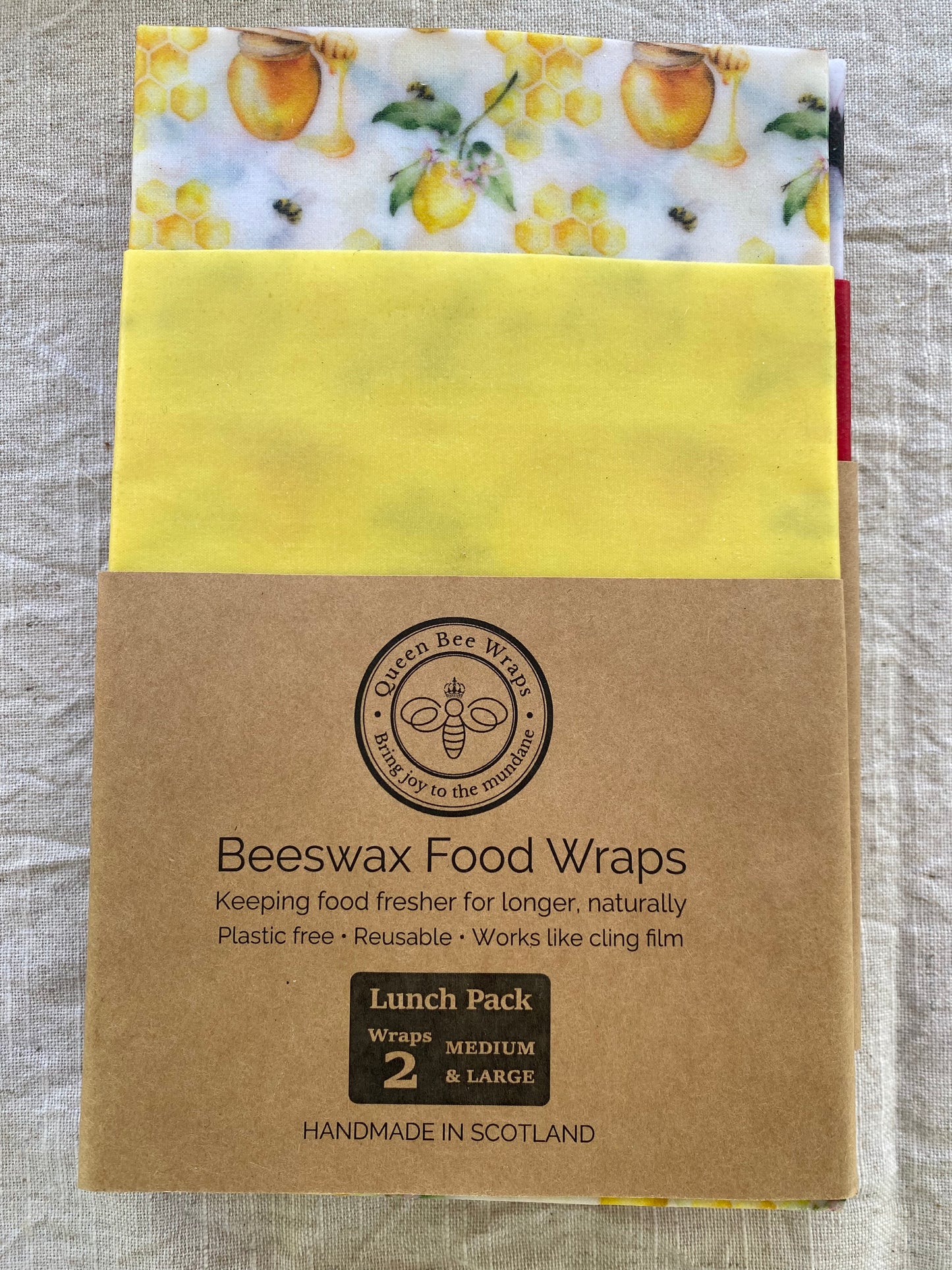 Beeswax wraps 2 pack